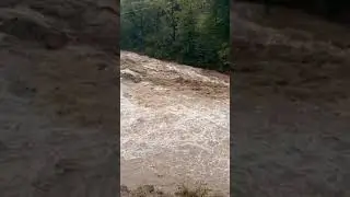 Huge flood in Nepal 😭 dangerous floods after huge rainfall #shorts #flood