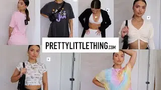 HUGE PRETTY LITTLE THING HAUL!! // CUTE QUARANTINE FITS! | Adina May