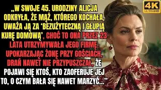 „Przez 23 lata prowadziła biznes męża, a on upokorzył ją przy gościach w dniu jej urodzin  Ale nawet