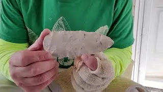 Flint Knapping - Making Biscuits and Going From 3 to 1 to 6 to 1