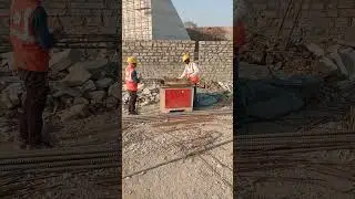 Large Bar Bending Machine #shortsvideo #How easily can you bend the bar#