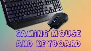 CoolerMaster CMStorm keyboard and mouse Unboxing