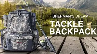 Piscifun Fishing Tackle Backpack with 4 Tackle Boxes