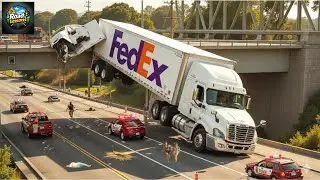 275 Shocking Truck Accidents & Dangerous Driving Mistakes Caught on Camera | Road Lessons