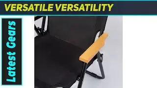 The Ultimate Black Folding Camping Chair: Amazing Comfort Anywhere!