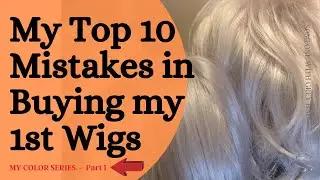 10 Top Mistakes I made When I was New To Wigs + EVE by Envy Wig Review Light Grey  grey wig review