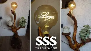 Trash to Treasure: DIY Lighting Projects from Scrap Wood
