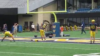 West Virginia Football: Fall Camp Sights and Sounds - Specialists 8/14