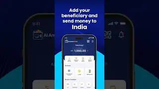 Add your beneficiary and Send money to India | Al Ansari Wallet App