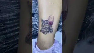 #cat#cattattoo#tattoo #tattooartist #tattooideas #trendingtattoo