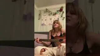 Old enough-girl with guitar