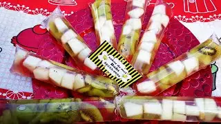 GELADINHO FIT COM 3 FRUTAS E UMA CEREJINHA DE BOLO🍒