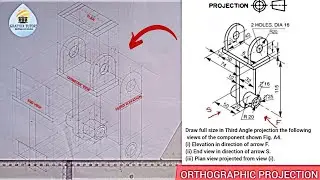 How To Use Quadrant To Transform Isometric View Into Orthographic Projection.