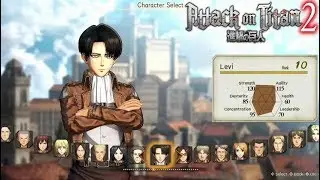 Attack on Titan 2 - Levi Maxed Skills