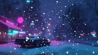Neon Nights & Falling Snow &ndash; 80s Synthwave Winter Chill