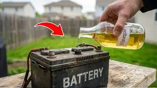 I keep using copper pipes to revive the same car battery for 15 years 🔋😲 Never throw them away!