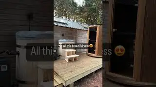Sauna and Ice Bath Combo - Beautiful Fire and Ice Setup. The Ice Bath Co