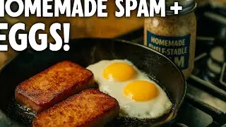 Homemade shelf stable spam  we enjoy this fried with fresh eggs!