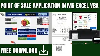 Free POS System Download  Excel POS with Receipt And QR Code