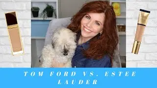 New Tom Ford v Estee Lauder Foundation Review - featuring a special guest