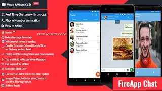 FireApp Chat - Android Chatting App with Groups Inspired by WhatsApp| Source code Free