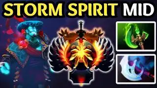 🔥 THEY RUN. HE FOLLOWS. | STORM SPIRIT MID | DOTA 2 🔥