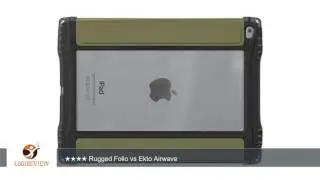 UZBL Rugged Folio Style Case for iPad MINI with clear back and cover with sleep/awake (Army Green) |