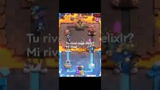No se como ten&iacute;a tanto elixir #clashroyale #elixir