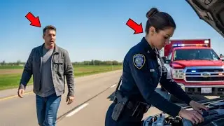 A Single Dad Stopped to Help a Female Cop&mdash;He Froze When He Saw Her Face