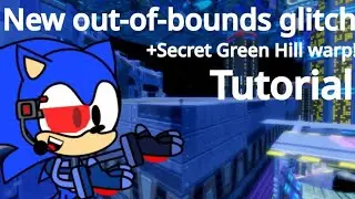 New Space Colony Ark out of bounds glitch tutorial + possibly unused Green Hill sky warp!