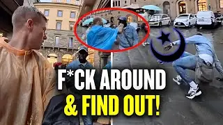 Muslim Migrant Tries Scamming German Vlogger, Then Gets KNOCKED OUT!