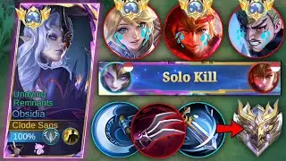 HERO OBSIDIA BROKEN MARKSMAN GOLD LANE - MOBILE LEGENDS