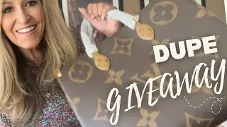 🎁 Louis Vuitton Dupe Handbag Giveaway! | Enter to Win a Designer-Inspired Bag 👜
