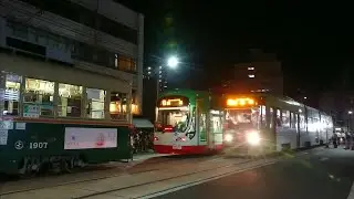 【定点 2024年広電花火臨集】2024広島みなと夢花火大会での臨時電車集(帰宅便編)