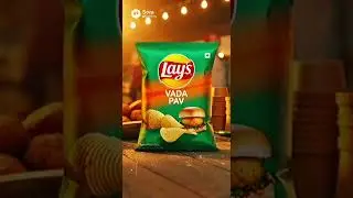 &ldquo;Pav bhaji flavour&rdquo; lays chips fan made ad. #fanmade #flavour #ad #advertising #lays