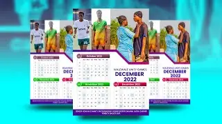 How To Design  2022 Calendar in Photoshop | Photoshop Tutorial 4