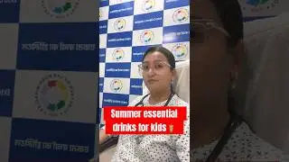 Healthy Summer Drinks For Kids❗️#youtubeshorts #shorts #childcaretips #drrashmi #thechilddoc
