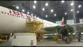 IBERIA inundaci&oacute;n hangares en Madrid-Barajas LEMD 772017