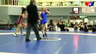 51 KG Yulia Blahinya (Ukraine) vs Jessica Medina (USA)