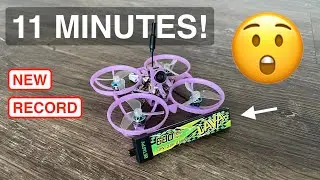 11+ Minutes Flighttime with NEW Lava II 680mah Lipo and Air75 Wisp Whoop | NEW PERSONAL BEST