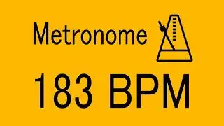 183 BPM METRONOME FOR TRAINING MUSICAL INSTRUMENT / 楽器練習用 メトロノーム / practice