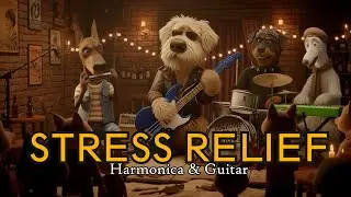 Relaxing Blues Harmonica Instrumental for Stress Relief