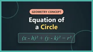 Equation of Circle: (x - h)&sup2; + (y - k)&sup2; = r&sup2; Explained