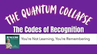 The Codes of Recognition &mdash; You&rsquo;re Not Learning, You&rsquo;re Remembering