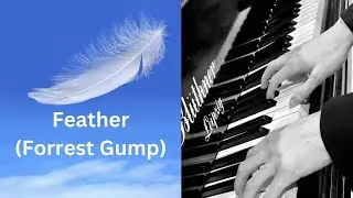 Feather piano version.  Theme from Forrest Gump - Tom Hanks.  Music by Alan Silvestri