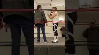 Disabwolf insults BRG when on the mic (ncw) #shorts #wrestling