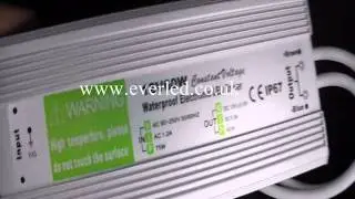 Led Driver Power Adapter Waterproof 60 Watt.wmv