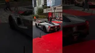 Ferrari LaFerrari painted in Argento N&uuml;rburgring 🩶  #ferrari #laferrari
