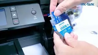 LC 401XL:The operation of install compatible ink cartridges of LC 401XL
