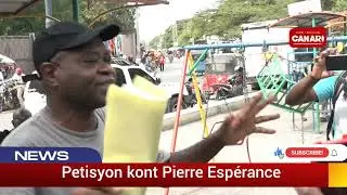 2èm jounen petisyon kont Pierre Espérance sou plas Jeudi, Fednel Monchery te pase siyen